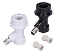 CHICIRIS Adaptador de Bloqueo de Bola, Acoplador de Barril de Cerveza de 3,8 Pulgadas a 1,4 Pulgadas, Desconexión Rápida con Material ABS de Grado Alimenticio, para Barril Cornelius