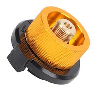 CHICIRIS Adaptador de Tanque de Gas Largo, Adaptador de Aleación de Aluminio Altamente Sellado sin Fugas de Aire con Función de Apagado Automático, para Estufa de Gas Butano Tipo Dividido