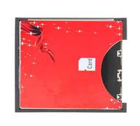 CHICIRIS Adaptador de tarjeta ABS - Lector de tarjetas de memoria Hell de alta velocidad para transmisión WLAN, soporta la mayoría, ranura para operación manual, ideal para viajeros y jugadores