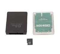 CHICIRIS Adaptador de Tarjeta de Memoria de 64 GB para con Lector de Tarjetas Premium y Tarjeta de Juego FMCB Perfecto para Entusiastas de los Juegos Material ABS Duradero (Consolas delgadas)