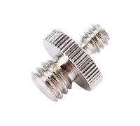 CHICIRIS Adaptador de Tornillo de Cámara Material Resistente DSLR SLR Fotografía Accesorio 1pc 1/4 '' Male a 3/8 '' Adaptador de Tornillo de Metal Roscado Masculino para Trípode/soporte de Luz