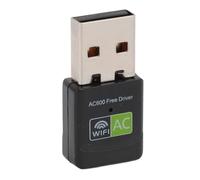 CHICIRIS Adaptador USB -WiFi 600 MBIT/S TRANSCEPOR DE Neta INALTE DE LA Banda Dual para Escritor PC, sin Necesidades del Controlador, para OS X, Material ABS