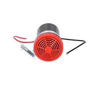 CHICIRIS Alarma de Respaldo de Coche Protectora de Bocina de Marcha Atrás de 105db para Conductor, ABS para Peatones + Metal de 4,7 Pulgadas para 12V 24V Universal