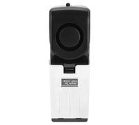 CHICIRIS Alarma de Tope de Puerta de 120dB, Sirena de Tono Alto, Alarma Antirrobo Portátil para el Hogar y la Oficina, Color Negro y Plateado Mini