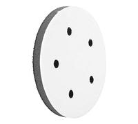 CHICIRIS Alfombrilla adhesiva mágica para alisado suave, cojín versátil para pulidora autolimpiante, almohadilla de esponja de 125 mm de diámetro para 8 agujeros (5 pulgadas, 5 agujeros)