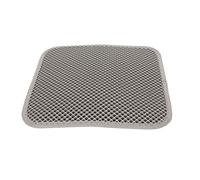 CHICIRIS Alfombrilla para para Gatos, Material EVA, Almohadilla Impermeable para Atrapar para Entrada Al Baño de Gatos con Fácil Limpieza (Grey)