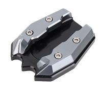 CHICIRIS Almohadilla de Extensión de Soporte para Motocicleta, Placa Ampliadora de Pie de Soporte Lateral con Aleación de Aluminio CNC de Alta Resistencia, para Nmax155 2013 2015 y (Color Ti)