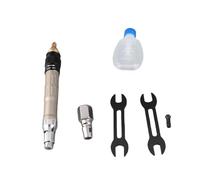 CHICIRIS Amoladora de Troquel de Lápiz de 70000 RPM con Portabrocas de 1/8 de Pulgada Pluma de Grabado Neumática Kit de Amoladora de Micro Troquel de Aire para Pulir Trabajos en Interiores y