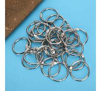 CHICIRIS Anillos con Bisagras para Carpeta de Libros, Abrazaderas de Hojalata Superiores de 19 Mm/25 Mm/32 para Suministros de Papelería, Fácil Desmontaje para álbumes de Fotos de Bricolaje (SQ-25)