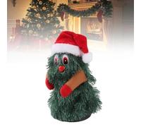 CHICIRIS Árbol de Navidad Que Canta y Baila, Juguete de Peluche Bonito para Niños, Diversión Navideña, árbol de Navidad Giratorio Eléctrico, 1 Unidad (Talla pequeña)