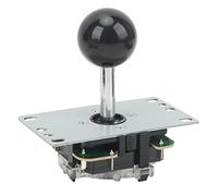 CHICIRIS Arcade Joystick DIY Kit USB Joystick Cable Desmontable Bola de Metal ABS Gamepad a Prueba de Polvo para PC (Negro)