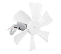 CHICIRIS Aspa de Ventilador de Ventilación para RV de 6 Pulgadas con Motor, Aspa de Ventilador de Ventilación de Plástico para RV con 12 V, 10 W, 0,8 A, Rotación Reversible, Fácil Instalación para