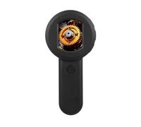 CHICIRIS Aumento de Erizo de Lupa Digital con Pantalla IPS de 2.0 Pulgadas 100 Ampliación de Compartimentos para Leer y Explorar y Adultos Negros o Grises (Black)