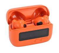 CHICIRIS Auriculares Inalámbricos Bluetooth 5,2 con Elegante Pantalla de Reloj Retro para Juegos y Ejercicio Diseño Ergonómico Cómodo (Orange)