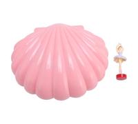 CHICIRIS Ballet Bailando Bailarina Joya Musical para Niñas con Espejo de Maquillaje de Diseño Retro de la Caja de Música Reproduce Melodías Clásicas para Niños (Pink)