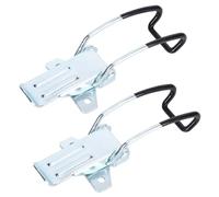 CHICIRIS Bisagra De Fundición con Cierre De Hebilla para Aspiradora Industrial, Curvada para Todo Tipo De Equipaje, 2 uds. De Acero Inoxidable