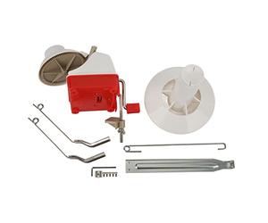 CHICIRIS Bobinadora de Bolas de Hilo, Máquina Enrolladora Manual de Lana para Uso Doméstico, Construcción de Plástico Liviano, Fácil de Transportar