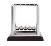 CHICIRIS - Bola equilibrada de metal, oficina educativa, física, decoración del hogar, para aliviar el estrés y aprender, juguete para niños, 3,1 x 2,8 x 3,5 pulgadas