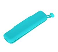 CHICIRIS Bolsa de Lápiz de Silicona sin Deslizamiento sin Deslizamiento para Brases de Pasta de Dientes Mini Pluma - 20x4.9x2.5cm (Verde (pequeño))