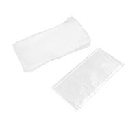 CHICIRIS Bolsa Soluble en Agua de PVA, Bolsas de Cebo Transparentes Solubles en Agua, 50 Piezas, de Rápida Disolución en Fría o Tibia, Fácil de Llenar y Atar para la Pesca de Carpas Europeas