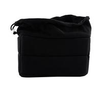 CHICIRIS Bolsa Universal para Cámara DSLR, Funda Acolchada a Prueba de Golpes con Divisores de Espuma Ajustables para Accesorios de Lentes de Cámara SLR (Black)