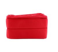 CHICIRIS Bolsa Universal para Cámara DSLR, Funda Acolchada a Prueba de Golpes con Divisores de Espuma Ajustables para Accesorios de Lentes de Cámara SLR (Rojo)