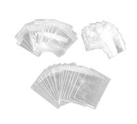 CHICIRIS Bolsas Transparentes para Joyería de PVC Engrosado para Protección y Almacenamiento de Aretes, Anillos, Collares, Juego de 120 Piezas