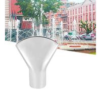 CHICIRIS Boquilla de Fuente de Cobre para Paisaje, Cabezal Rociador Confiable y Práctico para Fuente de Parque, G1-1/2 Pulgadas, DN40, Tamaño 6,2 X 5,7 Pulgadas (1 pulgada DN25)