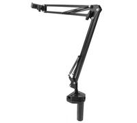 CHICIRIS Brazo Articulado de Montaje de Vídeo Superior, Soporte Plegable de Aleación de Aluminio para Teléfono Doble, Brazo de Tijera con Clip para Teléfono, para Transmisión en Vivo,