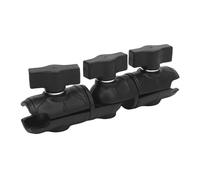 CHICIRIS Brazo de Doble Enchufe, Brazo Giratorio de Doble Enchufe con Sistemas de Bola de 1 Pulgada para Motociclistas de Ingeniería de Automóvil