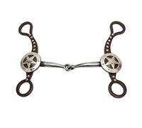 CHICIRIS Broca para Boca de Caballo Bronce Antiguo Broca de Acero Inoxidable a Prueba de Herrumbre, Diseño Vintage para un Fácil Control del Caballo, Ideal para Entusiastas Ecuestres