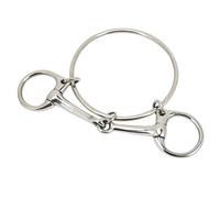 CHICIRIS Brocas de Caballo de Acero Inoxidable de 5 Pulgadas para Entrenamiento, Broca Bucal de Alta Resistencia, Evita Mordeduras, Ideal para el Control, Aprox. 125mm
