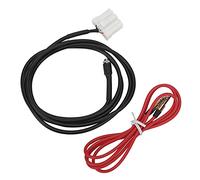 CHICIRIS Cable AUX IN para Automóvil, Conector Adaptador de Audio para 2 3 5 6 MX5 RX8, con Material ABS para una Transmisión Estable y de Sonido