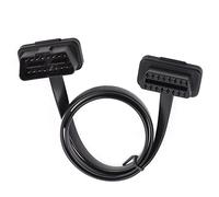 CHICIRIS Cable de Extensión OBD Macho a Hembra de 16 Pines, Adaptador de Diagnóstico de Automóvil con Opciones de Longitud de 12 24 39 Pulgadas para GPS y Herramientas de Diagnóstico (60CM)