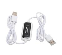 CHICIRIS Cable de Transferencia de Computadora USB para Compartir Eficientemente el Teclado, el Mouse y la Función de Portapapeles de Datos entre Múltiples Computadoras, 1 Unidad, ABS Duradero