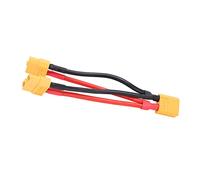 CHICIRIS Cable Paralelo XT60 Silicona XT60 Doble Extensión Y Divisor 1 Macho a 2 Hembra Cable de 9 Cm Construcción Compacta para Baterías RC Coches Aviones Barcos