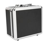 CHICIRIS - Caja de almacenamiento para disco duro de 2,5 pulgadas, 20 bahías, doble protección, mango práctico para el hogar, oficina, bloqueo de seguridad negro, antipolvo, resistente a los