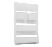 CHICIRIS Caja de Almacenamiento para Puerta de Escotilla de Inodoro para RV, Organizador de Puerta para RV con Montaje en Pared de ABS, Almacenamiento en Capas para Suministros de Papel Higiénico en