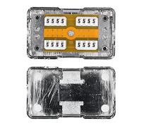 CHICIRIS Caja de Conexiones CAT6, Caja de Conexión de Red Blindada de Puerto único RJ45 de Plástico ABS con Módulo, para Instalación Empotrada y Fácil Acceso a los Cables