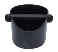 CHICIRIS Caja de Golpe de café, Plástico de Goma Duradero, Gran Capacidad para Cafeterías, Bares, Cocinas Familiares, Color Negro