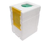 CHICIRIS Caja de Polinización, Herramienta de Apicultura de Espuma para Abeja Reina Apis Mellifera, Colmena de Polinización de Jardín