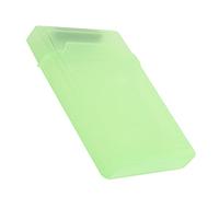 CHICIRIS Caja de Protección de Disco Duro, Resistente, Antiestática, a Prueba de Humedad, para Construcción de ABS SSD HDD de 2,5 Pulgadas (Green)