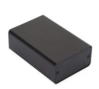 CHICIRIS Caja de Proyecto Electrónico con Carcasa Negra de Aluminio de Tipo Dividido para Carcasa de Aluminio Disipadora de Calor