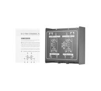 CHICIRIS Caja DI para Guitarra, Caja Directa Pasiva de Metal con Interruptor ATT y Salida XLR Dual, Aislador de Señal Compacto para Guitarra, bajo, Teclado, Grabación de Sonido en Vivo