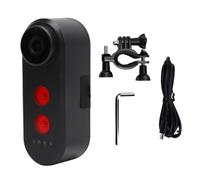 CHICIRIS Cámara de Bicicleta 4K, 140 Grados en ángulo Trasero, Vista Trasera con Luz Trasera, Impermeables IPX6 para Deportes de Ciclismo (16G)
