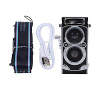 CHICIRIS Cámara Digital Vintage Retro, Portátil, Compacta, de Bolsillo Pequeño, Vídeo FHD 1080P, Cámara de Vlogging con Enfoque Automático de 12 MP y Tarjeta de 16 GB para Principiantes,