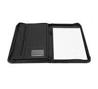 CHICIRIS Carpeta de Carpeta de Cuero PU con un Soporte de Calculadora, Bolsas y Almohadillas de Papel A4 para Reuniones de Conferencias de Negocios y Uso de la Oficina