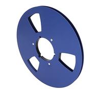 CHICIRIS Carrete de Cinta Vacía de 10 Pulgadas Alto Rendimiento para Cinta de Grabación Analógica Material de Aleación de Aluminio Universal (Blue)