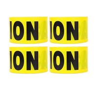 CHICIRIS Caution Tape Roll High Visibility Yellow Black Barricade Tape for