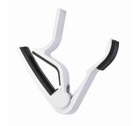 CHICIRIS Cejilla de metal para guitarra, exclusivo proceso de pintura, ligera, portátil, pinza de afinación rápida, afinador manual, cejilla para guitarra folk con acolchado para mayor comodidad